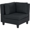 Sofa Beliani Kampinis modulis UNSTAD juodas