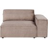 Sofa Beliani HELLNAR kampinis modulis, šviesiai rudas, kairinis