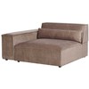 Beliani Trivietė modulinė kampinė sofa HELLNAR, šviesiai ruda, kairinė