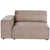 Beliani Trivietė modulinė kampinė sofa HELLNAR, šviesiai ruda, kairinė