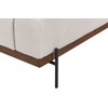 Beliani Kampinė sofa 4 asmenims MARIFERD šviesiai smėlio spalvos kairinė