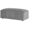 Beliani 5 vietų modulinė kampinė sofa HELLNAR kairinė pilka su otomana