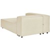 Beliani Modulinė 3 vietų sofa APRICA iš sintetinio lino, smėlio spalvos, dešininė