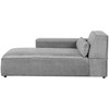 Beliani 4 vietų modulinė kampinė sofa HELLNAR dešininė, pilka