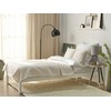 Beliani Bedsplyst rinkinys su pagalvėlėmis, nuspaustas 140 x 210 cm kremas RUDKHAN