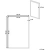 Beliani Drobės paveikslas CAMPLI su gyvūnų motyvu 63 x 99 cm pilkas