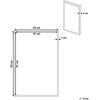 Beliani Drobė MUCCIA su gyvūno motyvu 63 x 99 cm ruda