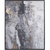 Beliani Paveikslas ant drobės JESI, 83 × 103 cm, abstraktus motyvas, pilkas