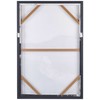 Beliani paveikslas ant drobės STATTE Abstraktus motyvas 63 x 93 cm Juodas