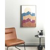 Beliani tapyba ant drobės FASANO Moteriškas motyvas 63 x 93 cm Spalvinga