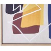 Beliani drobės paveikslas su abstrakčiu motyvu FRISA, 63 x 99 cm, spalvingas