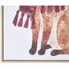 Beliani Paveikslas ant drobės MUCCIA Gyvūno motyvas 63 x 99 cm Raudonplaukė