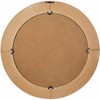 Beliani Sieninis veidrodis DELICIAS 60 cm balta