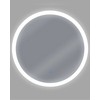 Beliani Vonios veidrodis su LED apšvietimu YSER 58 cm sidabrinės spalvos