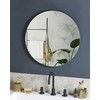 Beliani LED vonios veidrodis CALLAC 60 cm 60 cm sidabrinės spalvos