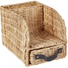 Beliani Organizer na dokumenty MALPELO Rattan Naturalny