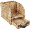Beliani Organizer na dokumenty MALPELO Rattan Naturalny