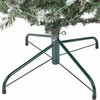 Beliani Dirbtinė snieguota Kalėdų eglutė su LED lemputėmis BRISCO 180 cm, balta