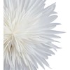 Beliani Dekoracja świąteczna Lampa stołowa SATOPANTH Gwiazda 70 cm Baltas