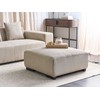 Beliani Otomana LUNGO velveting smėlio spalvos