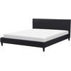 Beliani Lova FITOU 180 x 200 cm juoda