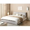 Beliani Vandeninė lova VINAY, 180 x 200 cm, smėlio spalvos
