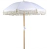 Beliani Parasol sodo 150 cm MONDELLO Baltas