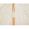 Beliani Parasol sodo 150 cm MONDELLO Geltonas
