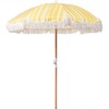 Beliani Parasol sodo 150 cm MONDELLO Geltonas