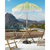 Beliani Sodo skėtis 150 cm MONDELLO žalias