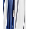 Beliani Parasol sodo 245 cm MINOA Baltas/ mėlyna