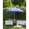 Beliani Parasol sodo 245 cm MINOA Mėlyna