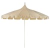 Beliani Parasol sodo 245 cm MINOA Kremas
