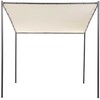 Beliani Sodo paviljonas VIMINO metalinis 282 cm 294 cm smėlio spalvos