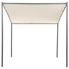 Beliani Sodo paviljonas VIMINO metalinis 282 cm 294 cm smėlio spalvos