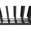 Beliani Sodo pavėsinė FORNOLI metalinė 296 cm 296 cm juoda