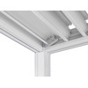Beliani Sodo pavėsinė FORNOLI metalinė 296 cm x 296 cm balta