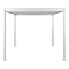 Beliani Sodo pavėsinė FORNOLI metalinė 296 cm x 296 cm balta