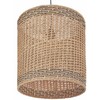 Pakabinamas šviestuvas Beliani Lampa wisząca LUAPULA Papierowa plecionka Naturalny