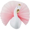 Beliani Vaikiška sienų apdaila Gulbė ODETTA Medvilnė 32 cm Baltas