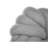 Beliani dekoratyvinė pagalvė AKOLA Boucle 31 x 31 cm Kamuoliukas Solid