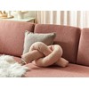 Beliani dekoratyvinė pagalvė GLADIOLUS Boucle 172 x 14 cm Rose Solid