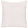 Beliani Dekoratyvinė pagalvė EXACUM Velvet 45 x 45 cm Baltas Kalėdinis raštas