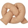 Beliani dekoratyvinė pagalvė GLADIOLUS Boucle 172 x 14 cm šviesiai ruda vientisa