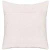 Beliani Dekoratyvinė pagalvė EXACUM Velvet 45 x 45 cm Baltas Kalėdinis raštas