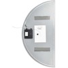 Beliani Vonios veidrodis LED LOUE 60 cm 120 cm sidabrinės spalvos