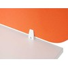 Beliani Rašomojo stalo pertvara SPARKY 160 x 40 cm, oranžinė
