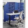 Beliani Biuro pertvara STARRY 240 × 180 cm, tamsiai mėlyna