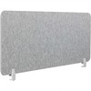 Beliani Stalo pertvara SPLIT 160 x 50 cm pilka