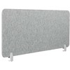 Beliani Stalo pertvara SPLIT 160 x 50 cm pilka